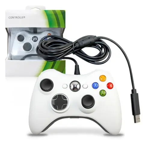 Dual Vibration Wired Gaming Controller For PC And Console Play