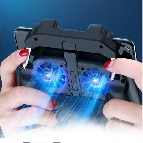 Portable Mobile Gaming Controller With Built-In Battery Support