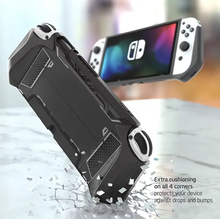 Black TPU protective case for Switch OLED 2021
