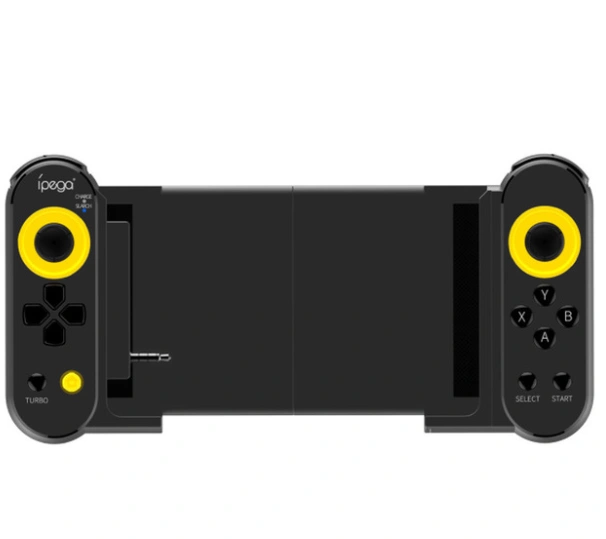 Black PG-9167 wireless mobile game controller with telescopic phone and tablet holder