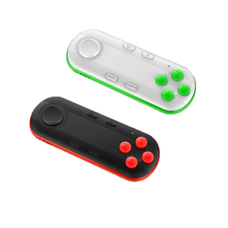 Black and white Bluetooth mobile gaming controller gamepads