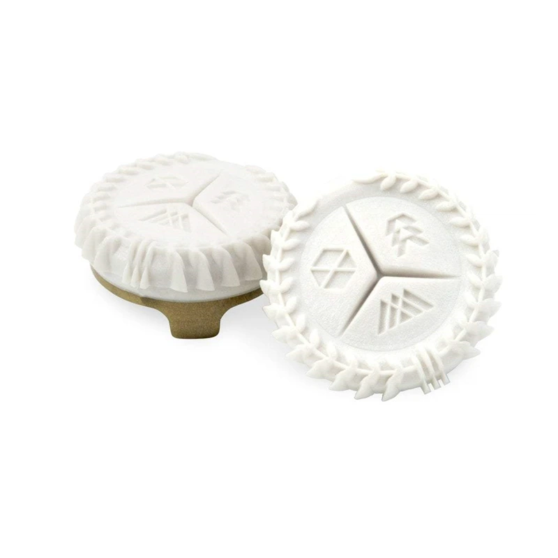 White competitive thumb rocker cap