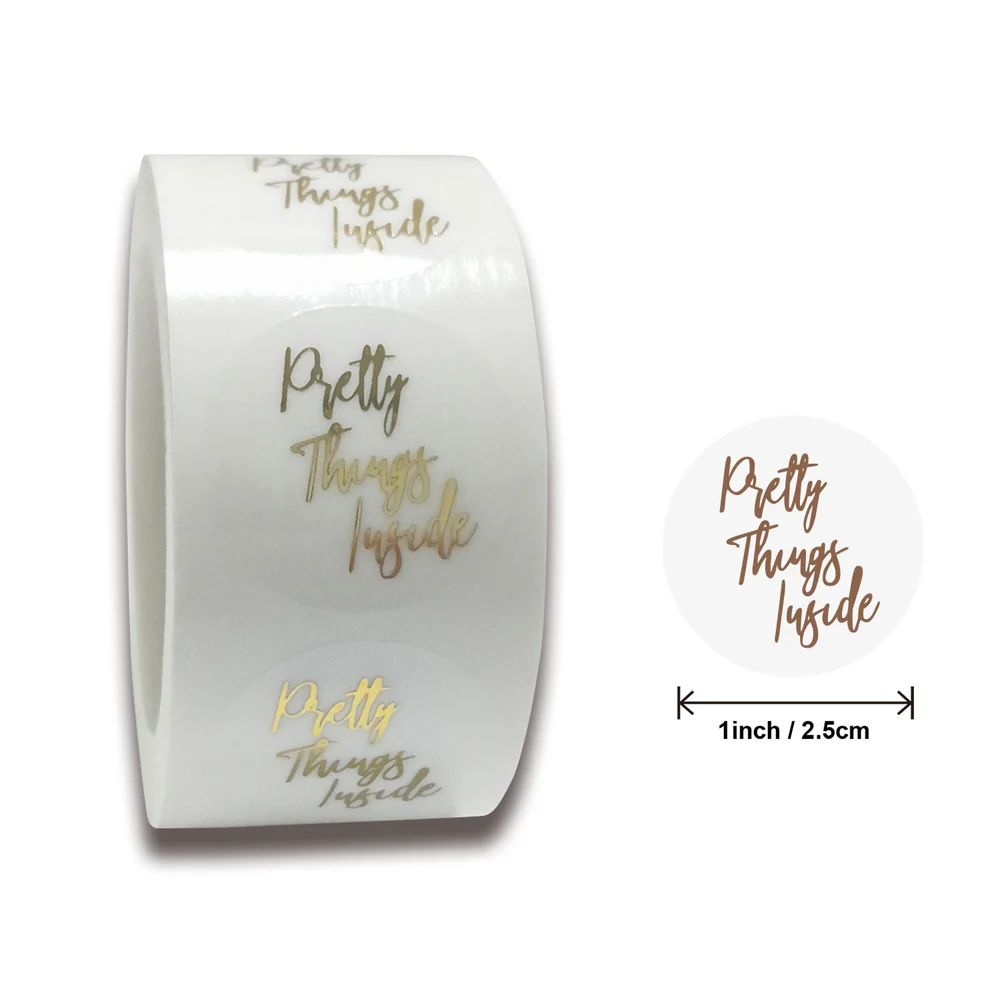 Transparent PVC hot stamping decorative sealing sticker tape