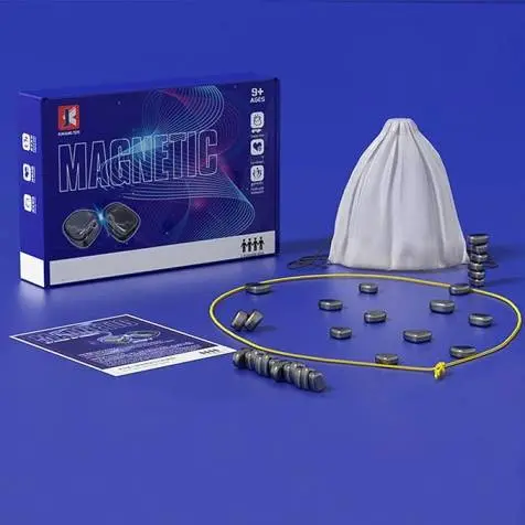 Portable Magnetic Strategy Board Game Set For Desktop Entertainment
