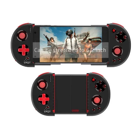 Black PG-9087S retractable Bluetooth game controller for smartphones