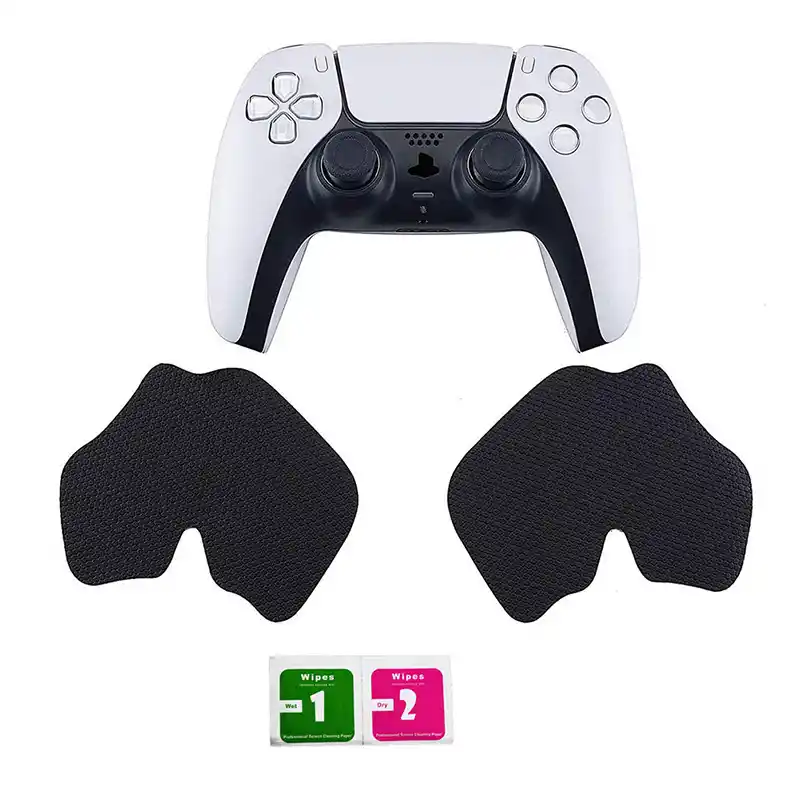 Silicone rubber anti-slip cover sticker for a PS5 handle