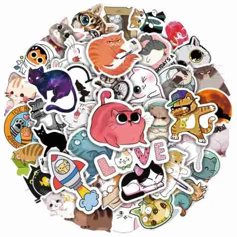 Cute Waterproof Laptop and Scooter Sticker Collection