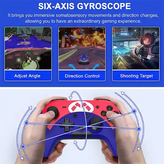 Mario Bluetooth gamepad with Type-C interface