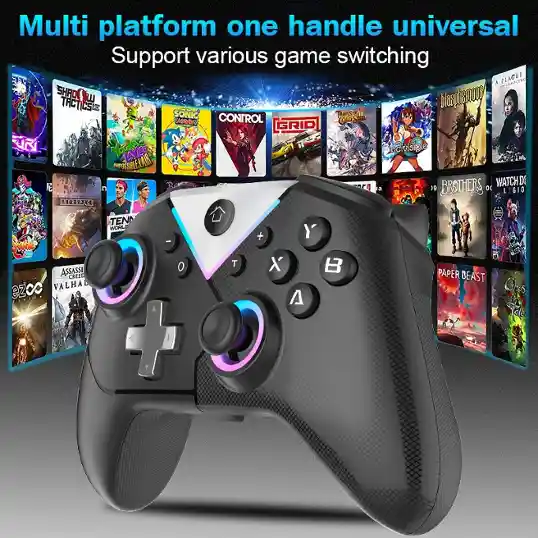 Wireless Bluetooth ABS gamepad with vibration function in a selected colour variant