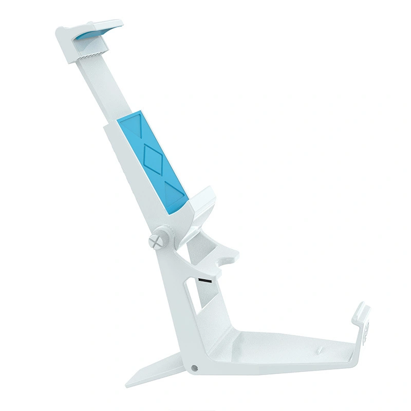 White adjustable gamepad phone mount clip