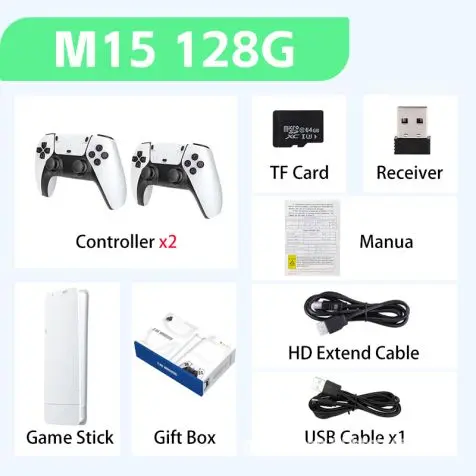 Classic HDMI Retro Gaming Console With Wireless Controllers