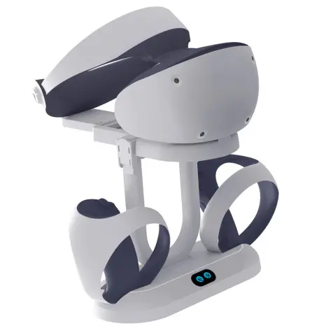 PS VR2 Charging Stand With Glasses Storage And LED Display