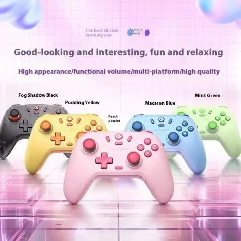 Wireless Gaming Controller With Vibrant Color Options