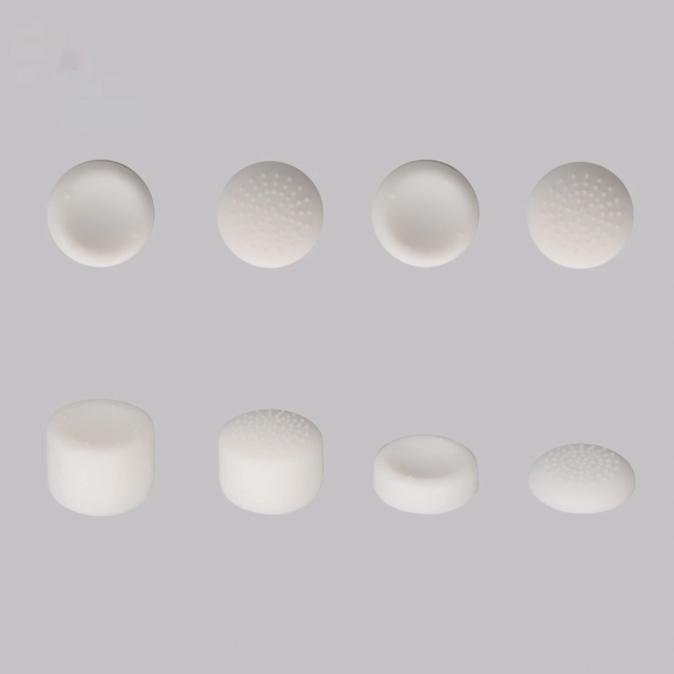Silicone mushroom-shaped joystick caps in multiple colours