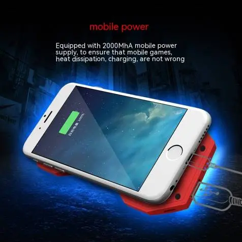 Portable RGB Mobile Phone Cooling Stand With Charging Support