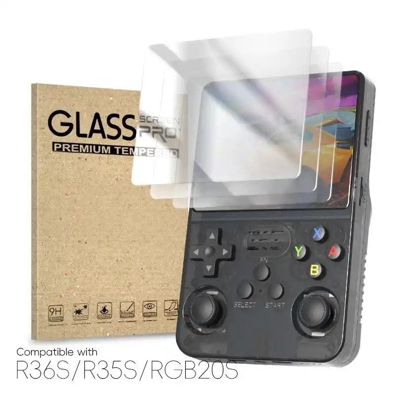 3.5-inch tempered protection film for R36S R35S and RGB20S handheld game machines