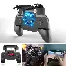 Universal Smartphone Game Controller Grip with Cooling Fan Options