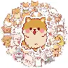Cute Dog Graffiti Sticker Pack – 50 Adhesive Stickers