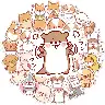 Cute Dog Graffiti Sticker Pack – 50 Adhesive Stickers