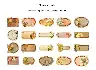 Garden Label Retro Floral Writable Sticker Set