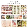 Retro Vintage Decorative Sticker Collection – 166-Piece Set