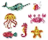 Cartoon Resin Diamond Refrigerator Magnet Sticker Craft Set