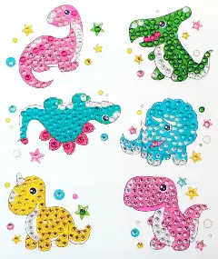 Cartoon diamond painting refrigerator magnet sticker craft set