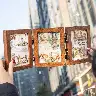 Retro Travel Notebook PET Sticker Set