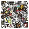 Bicycle Doodle Self-Adhesive Sticker Pack – 50 Pieces
