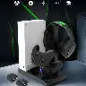 Xbox Series S Cooling Station With Dual Controller Charging And Headset Holder