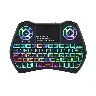 Mini 2.4G Wireless Keyboard with Touchpad and RGB Backlight