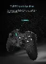 Black Wireless Game Controller with Type-C Interface