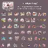 Retro Travel Notebook PET Sticker Set