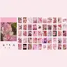 Desire Exchange Retro Notebook Sticker Set – 50 Printed Decorative Stickers