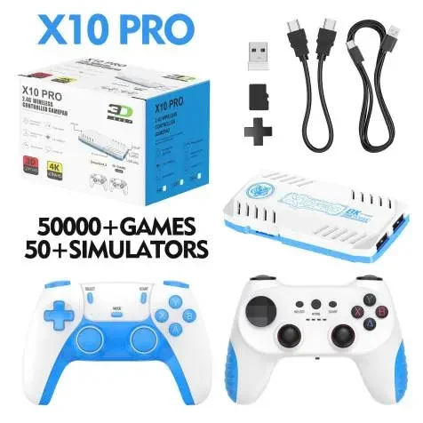 X10 PRO Wireless HDMI Retro Arcade Console Set