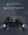 Black Wireless Game Controller with Type-C Interface