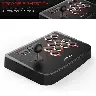 Wired USB Arcade Fighting Stick with Turbo Mode – Black