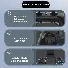 S4 Black Symmetrical Rocker Gamepad with Force Feedback