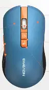 Blue Rechargeable Wireless Voice Input Mouse with 7 Keys