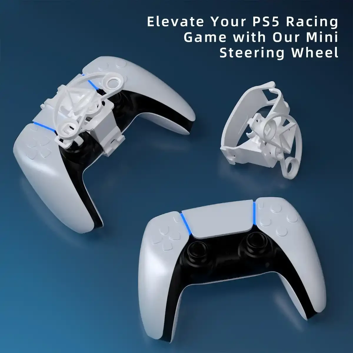 PS5 Racing Steering Wheel Handle – White or Black