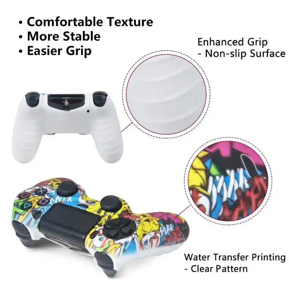 PS4 Slim Pro Controller Silicone Protective Cover