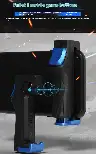 Blue Touchscreen PUBG Game Controller with Vibration