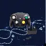 NGC 2.4G Wireless Game Controller for Wii