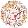 Cute Dog Graffiti Sticker Pack – 50 Adhesive Stickers