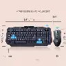 Wireless Black Keyboard and Mouse Set