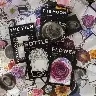 Moon Flower Retro Washi Sticker Pack – Bottle and Time Series