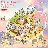 Cartoon PET Miniature Sticker Set for Notebooks