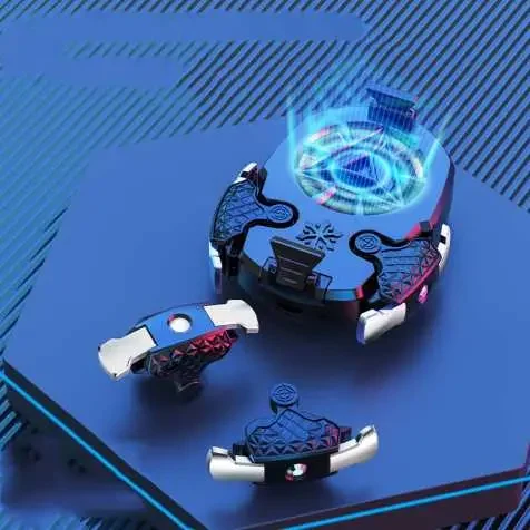USB Mobile Gaming Cooler Fan Controller With Gamepad Holder