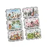 Retro Travel Notebook PET Sticker Set