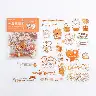 Cute Bear and Rabbit PET Waterproof Diary Stickers